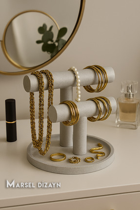 MarselDizayn Şık ve Modern Çok Amaçlı Takı Düzenleyici Stand - Takı Organizer...