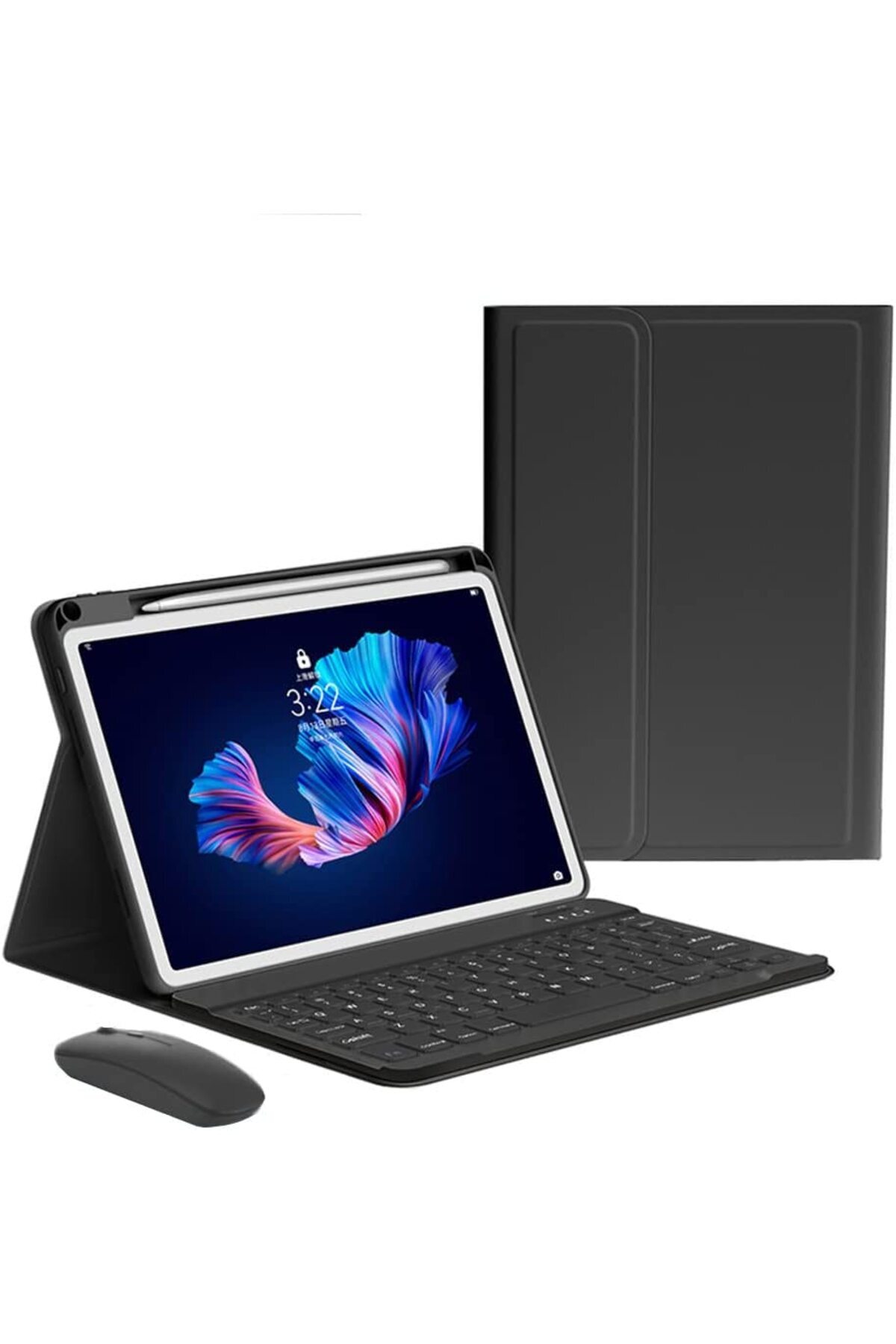 SIGLOO-Wireless keyboard and mouse case compatible with Samsung Galaxy Tab A8 10.5 inches green 2