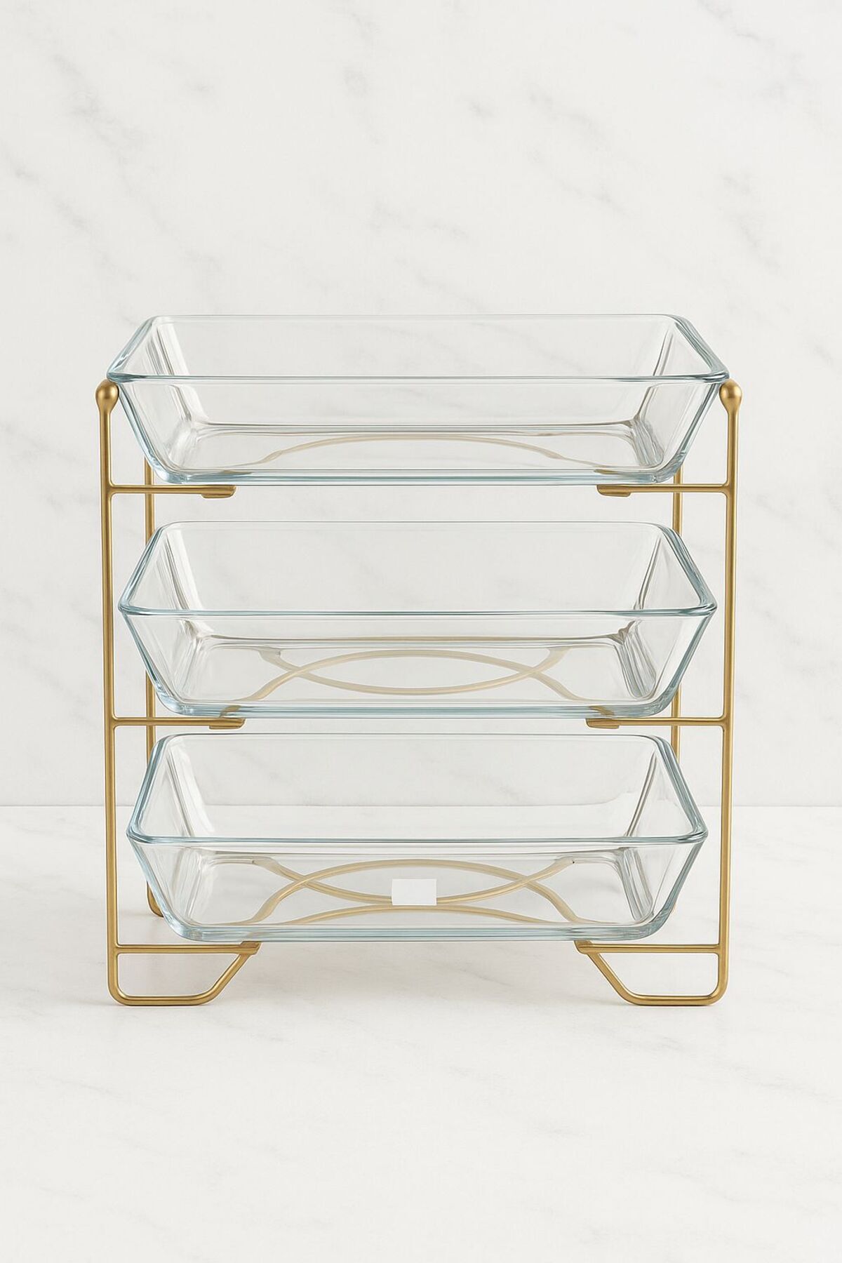 ALMASA-Set with 3 rectangular Pyrex trays 2