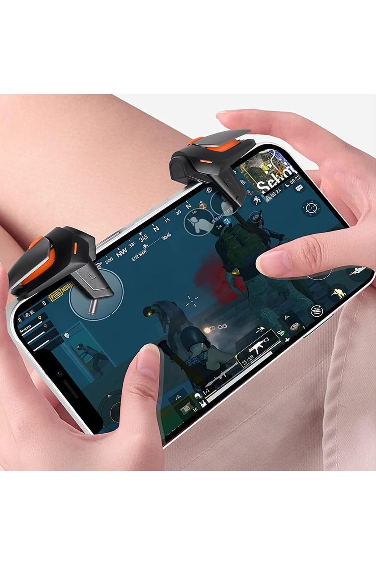 erorex-مشغلات الألعاب المحمولة - وحدة تحكم Pro Touch، أزرار إطلاق النار السريعة، عصا تحكم فائقة الحساسية 7