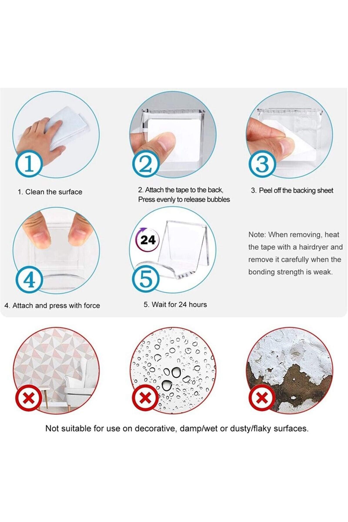 erorex-مجموعة من 2 حامل وحدة تحكم عالمي مثبت على الحائط، مناسب لأجهزة التحكم في الألعاب/الألعاب 6