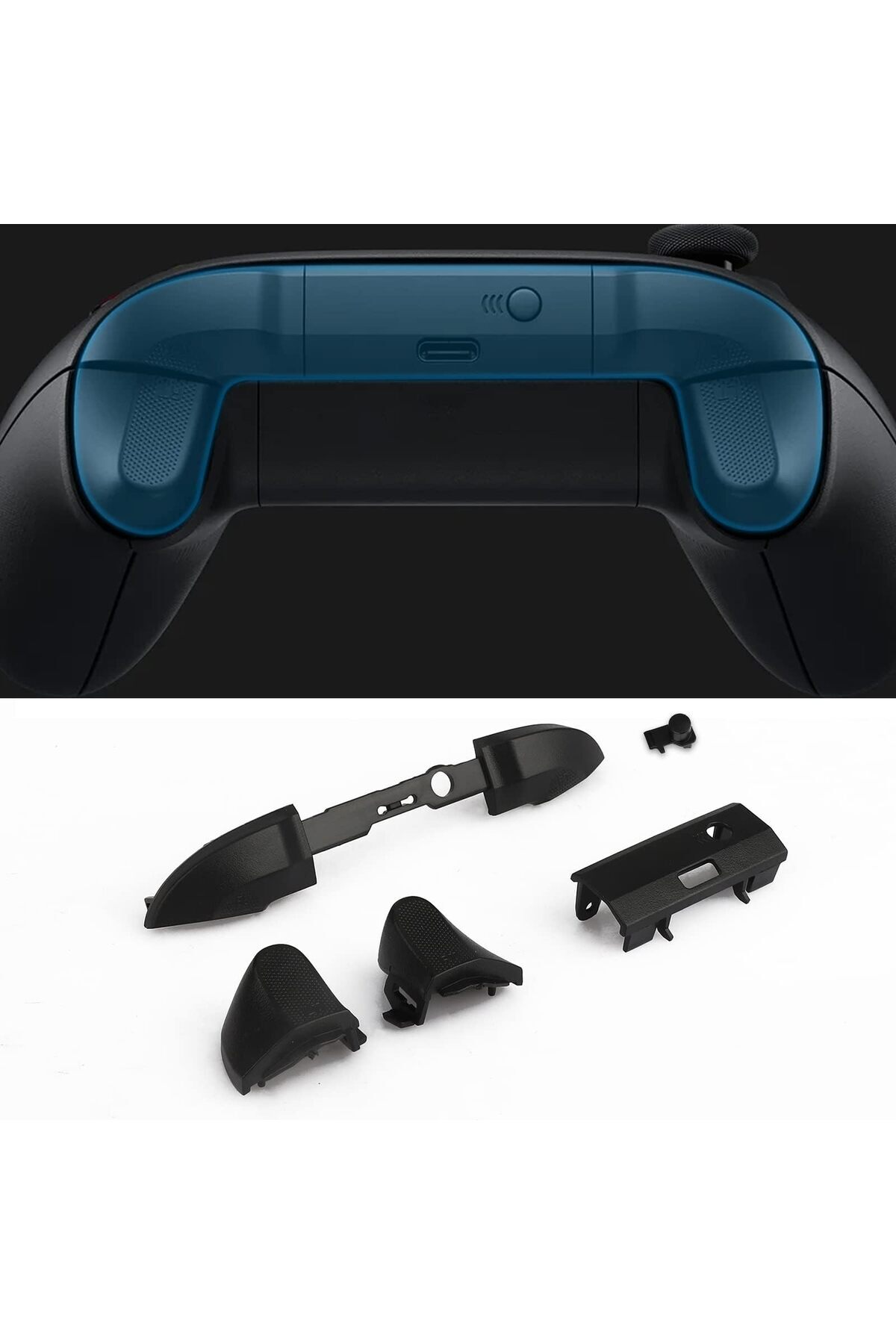erorex-Replacement Bumper Triggers Full Button Dpad Rt Lt Rb Lb Abxy Guide Buttons T6 T8 Screwdrivers 5