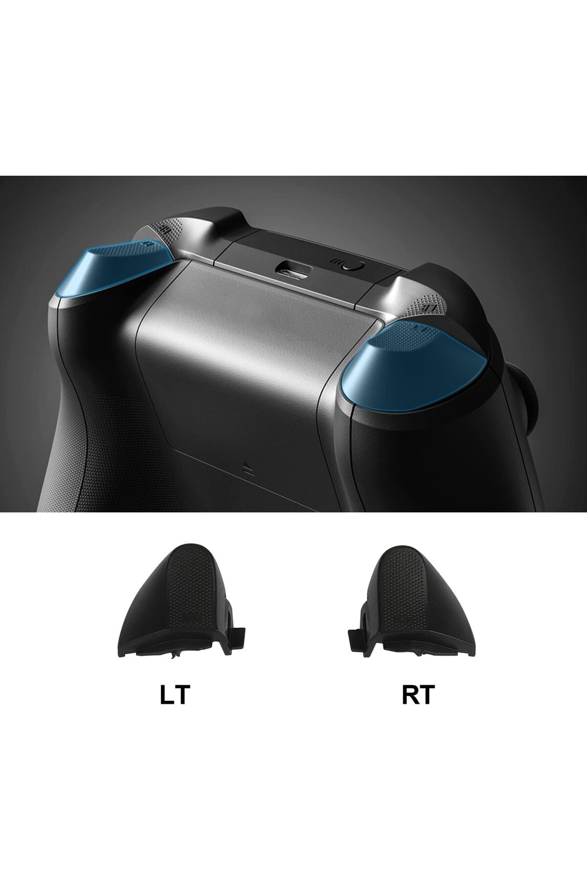 erorex-Replacement Bumper Triggers Full Button Dpad Rt Lt Rb Lb Abxy Guide Buttons T6 T8 Screwdrivers 4