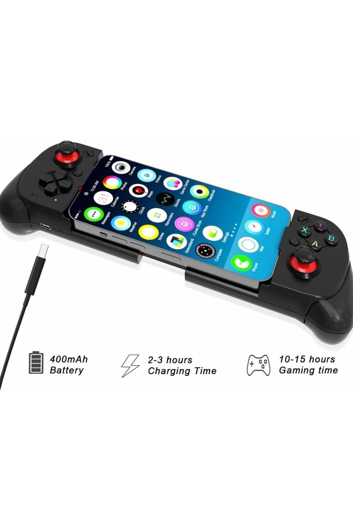 erorex-وحدة تحكم ألعاب لاسلكية وحدة تحكم الهاتف Ios/Android/Pc Mobile Gamepad Joystick الهاتف اللوحي Hall 2