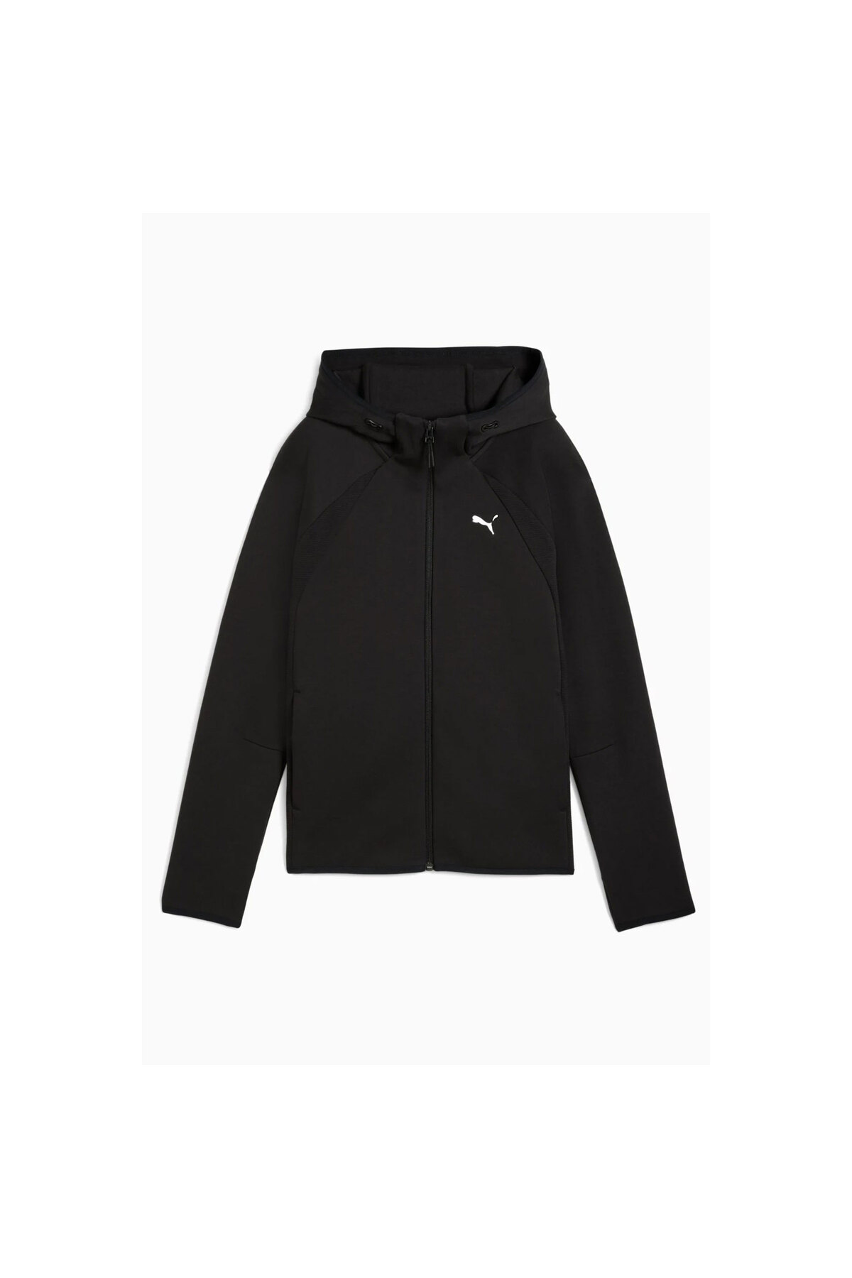 Puma EVOSTRIPE Full-Zip Hoodie Kadın Siyah Sweatshirt 68814101 görsel 4