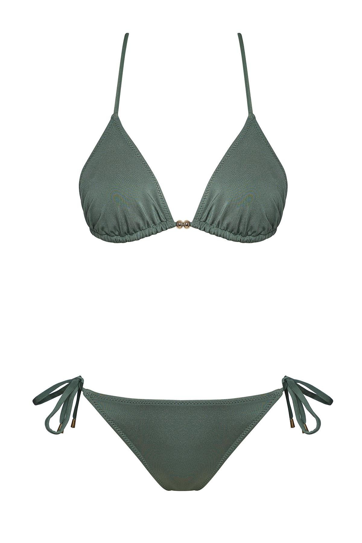 SAILOR moda Üçgen Brezilya Bikini Takım