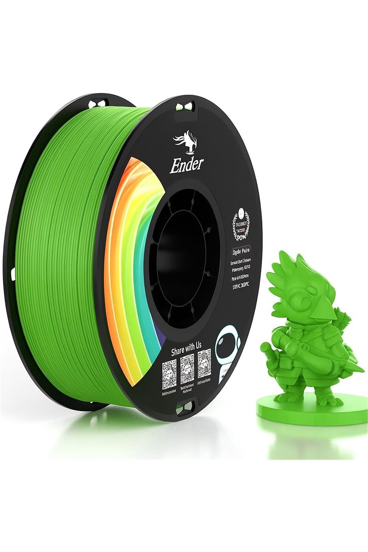 Creality Ender Pla+ Filament Yeşil 1.75mm 1Kg Urhanshop Gönderimli