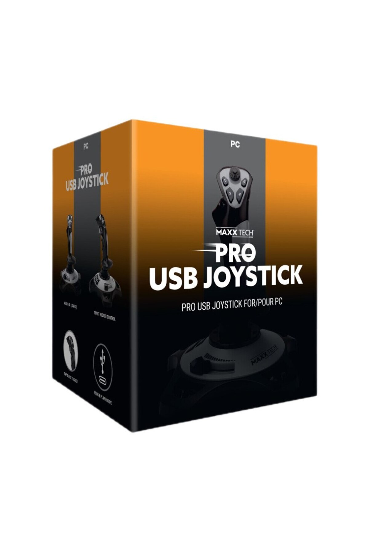 MaxxTech-Joystick USB ergonomically designed Maxx Tech Pro - PC 4