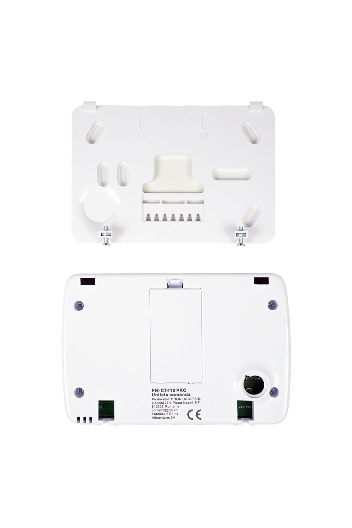 PNI-CT410 PRO smart thermostat hysteresis ± 0.1°C wireless, with WiFi, 2-zone control via Internet 6