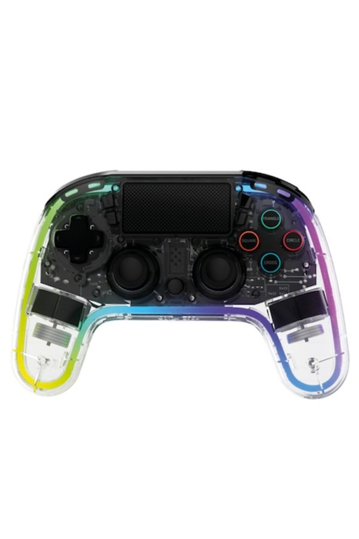 SNAKEBYTE-GamePad RGB 4 Wireless Controller for PS4 - Transparent 1