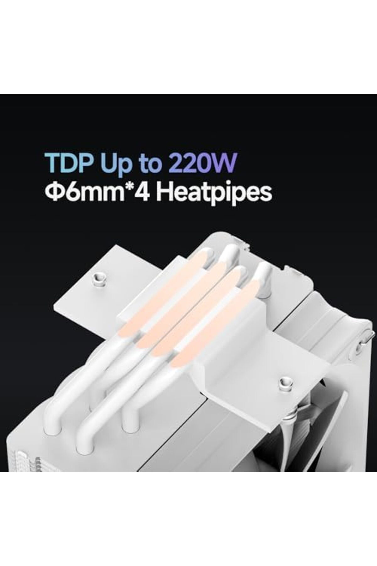 Generic-Ocypus Iota A40 CPU Air Cooler Single Tower CPU Cooler with Digital Display, 4 Heat Pipes, Silent 12 6