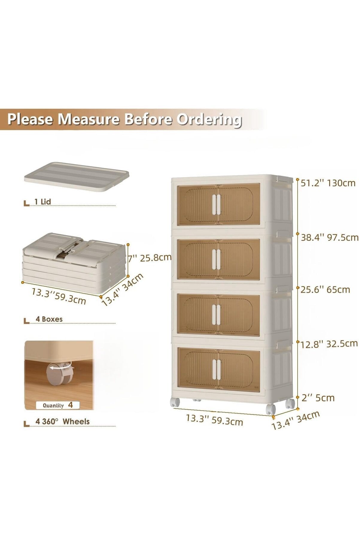 CME-Multi-layer foldable plastic storage drawers 3