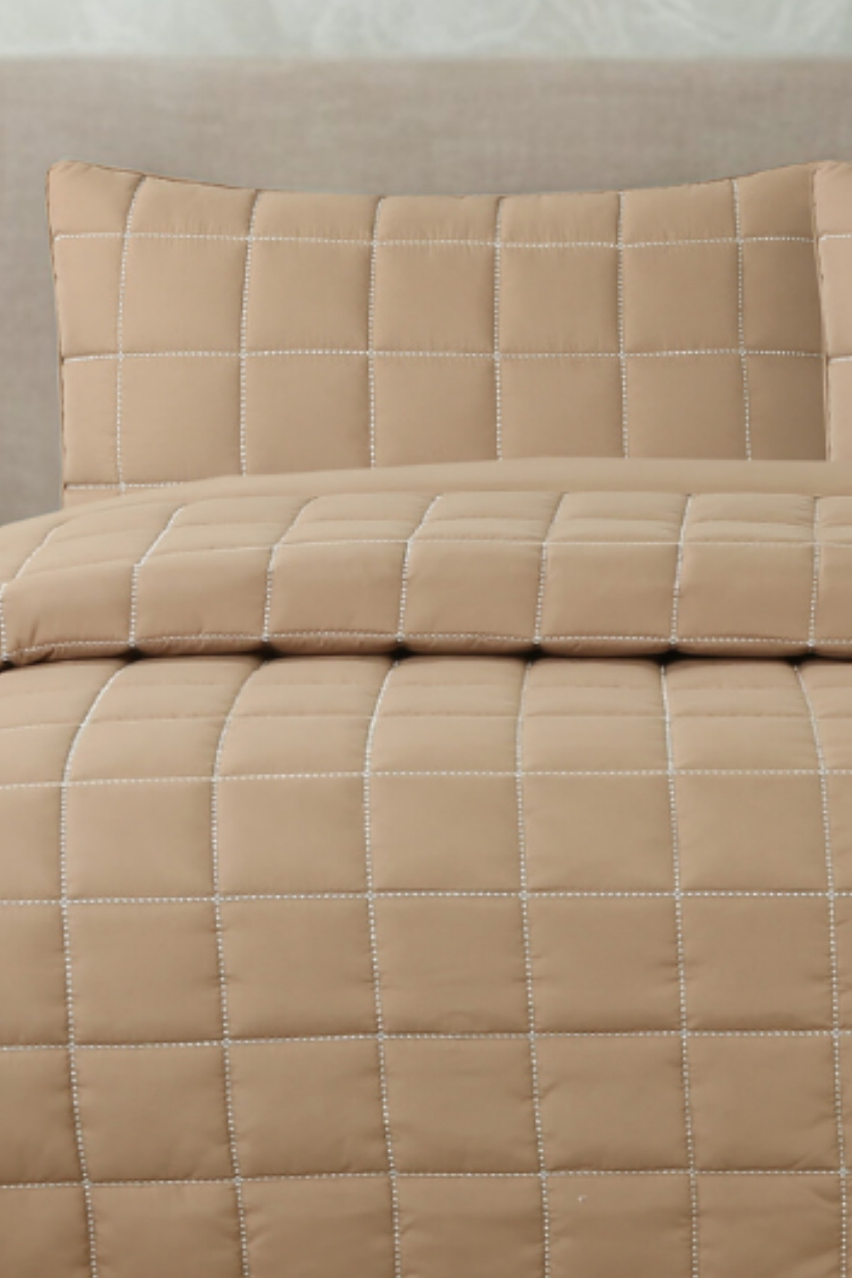ZEBRACASA-Alora Double Bedspread Set / Brown 4