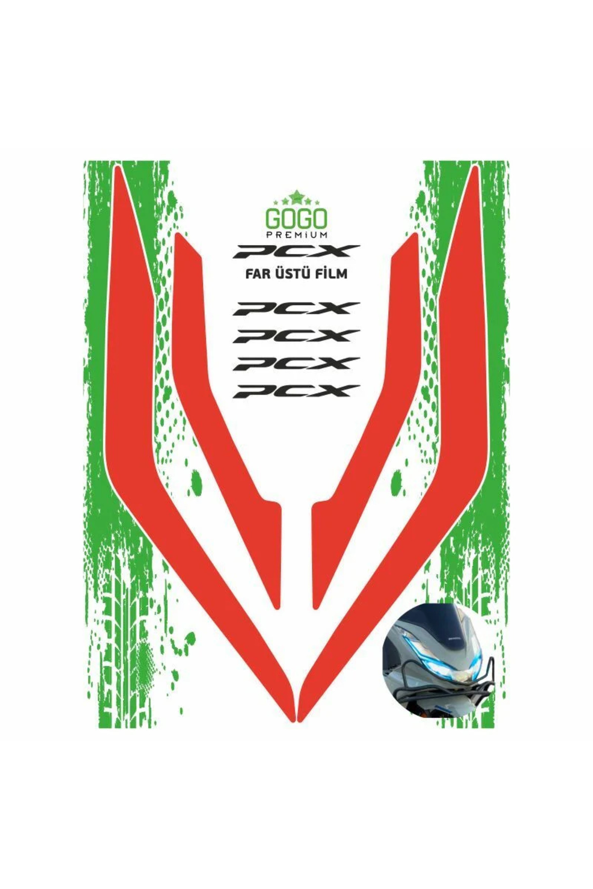 GOGOO PCX FAR FİLMİ 2021-2024 KIRMIZI