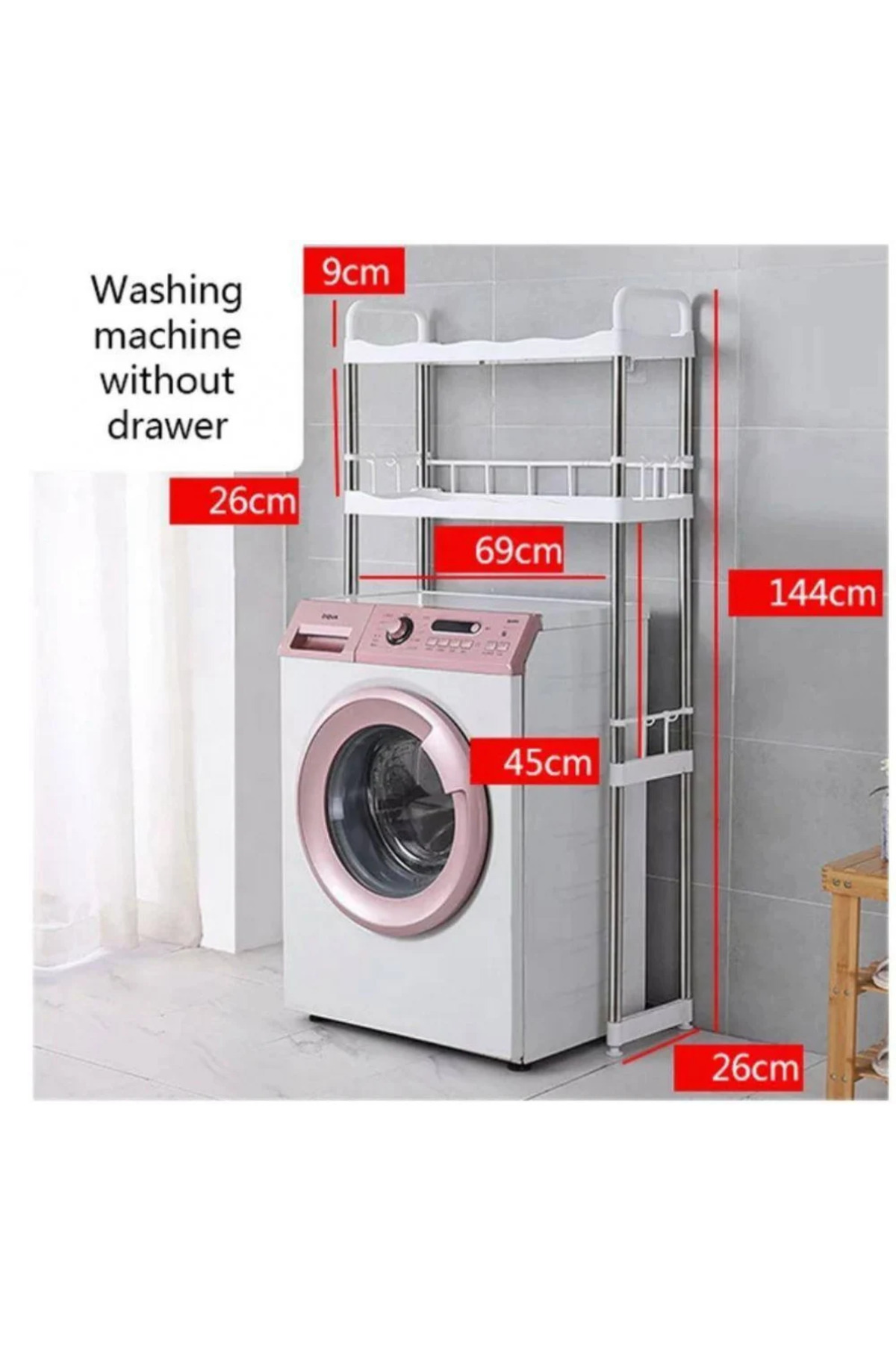 1st-Storage Rack with Drawer for Installation Above Washing Machine from First 2