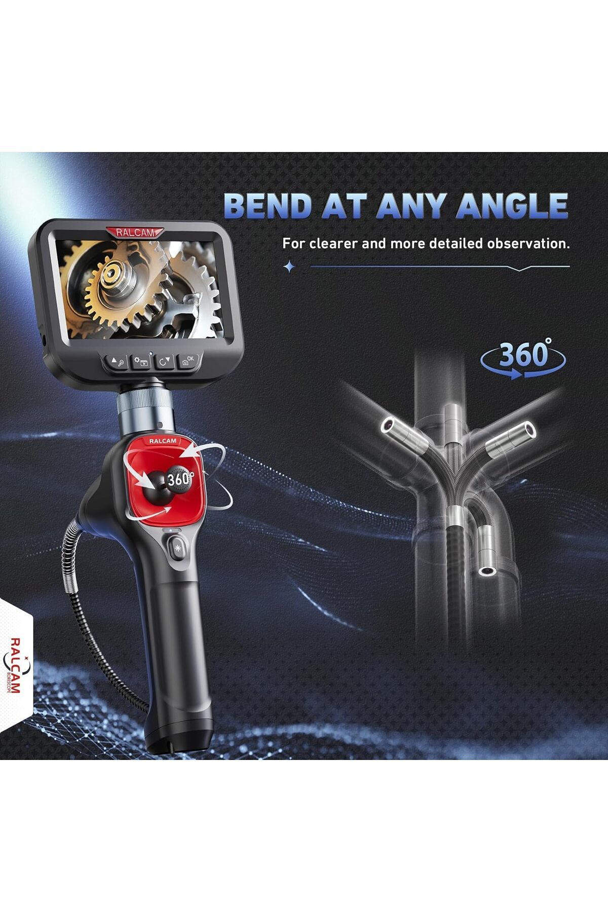 Ralcam-360° Articulating Borescope with Joystick 3