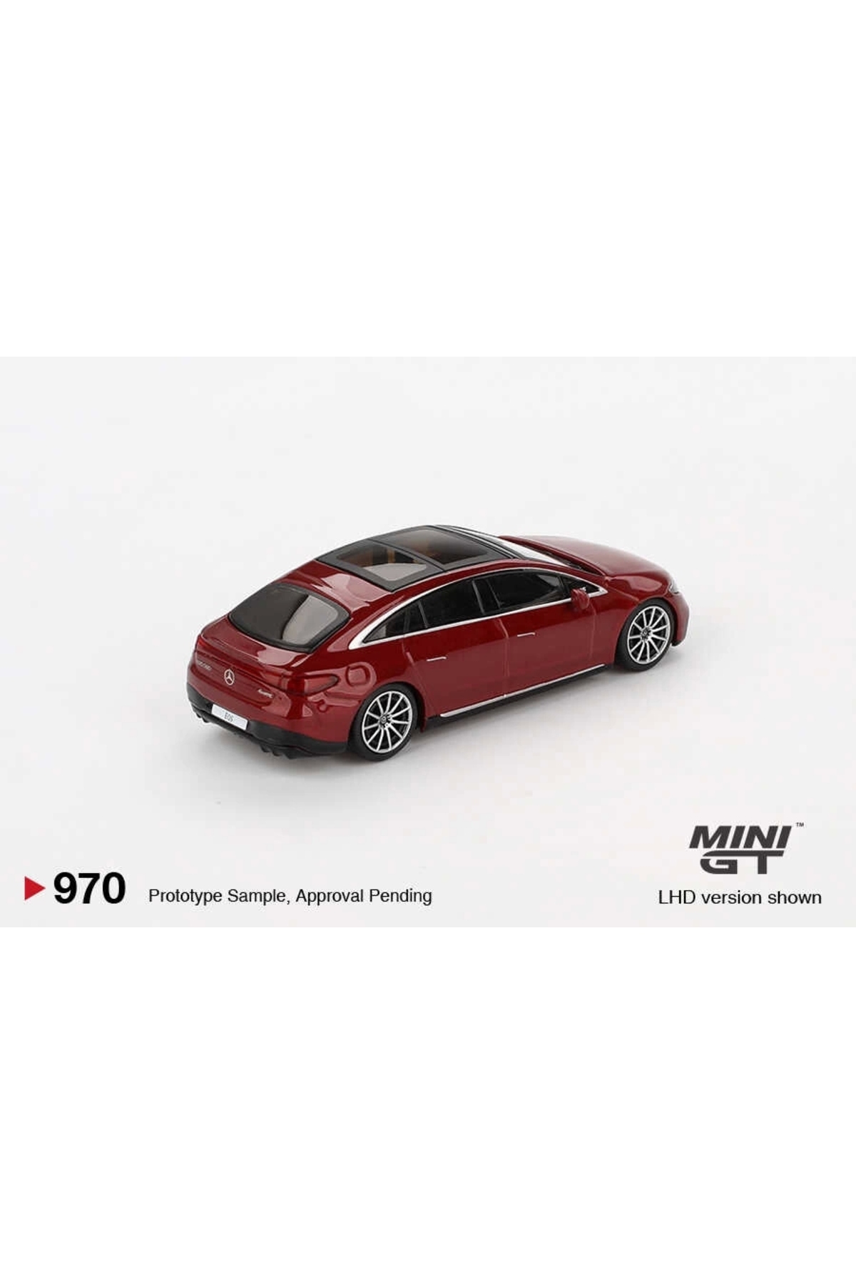 Genel Markalar MGT00970 1/64 Mercedes-Benz EQS 580 4MATIC Red