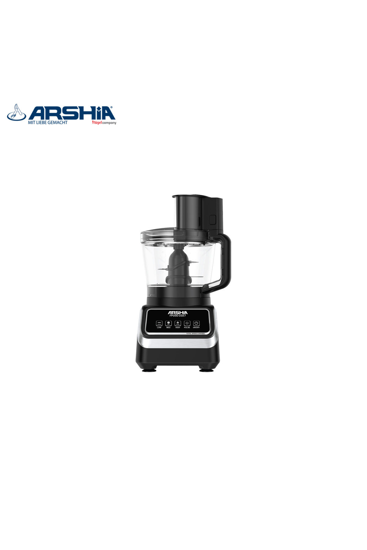Arshia-Arshia Food Processor - Multi-function with bowls and blades to prepare all recipes 1