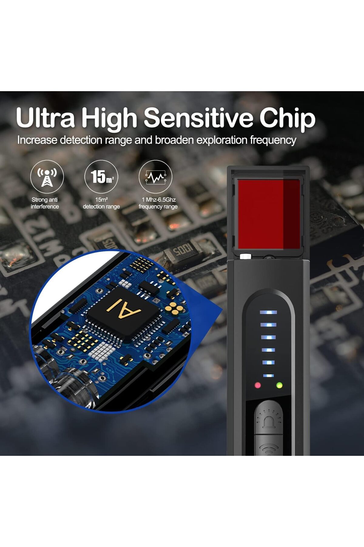 Shopi-KASTWAVE Hidden Camera Detector, Anti Bug Scanner and Protector 5