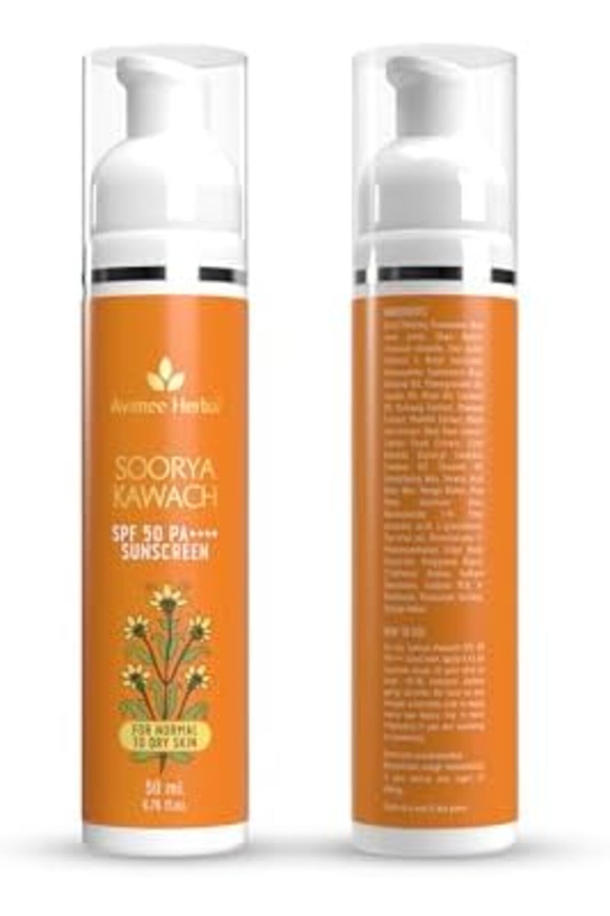 Avimee Herbal-Soorya Kawach Sunscreen With De-Tan Extract, SPF 50 PA++++ For Broad Spectrum UVA, UVB 8