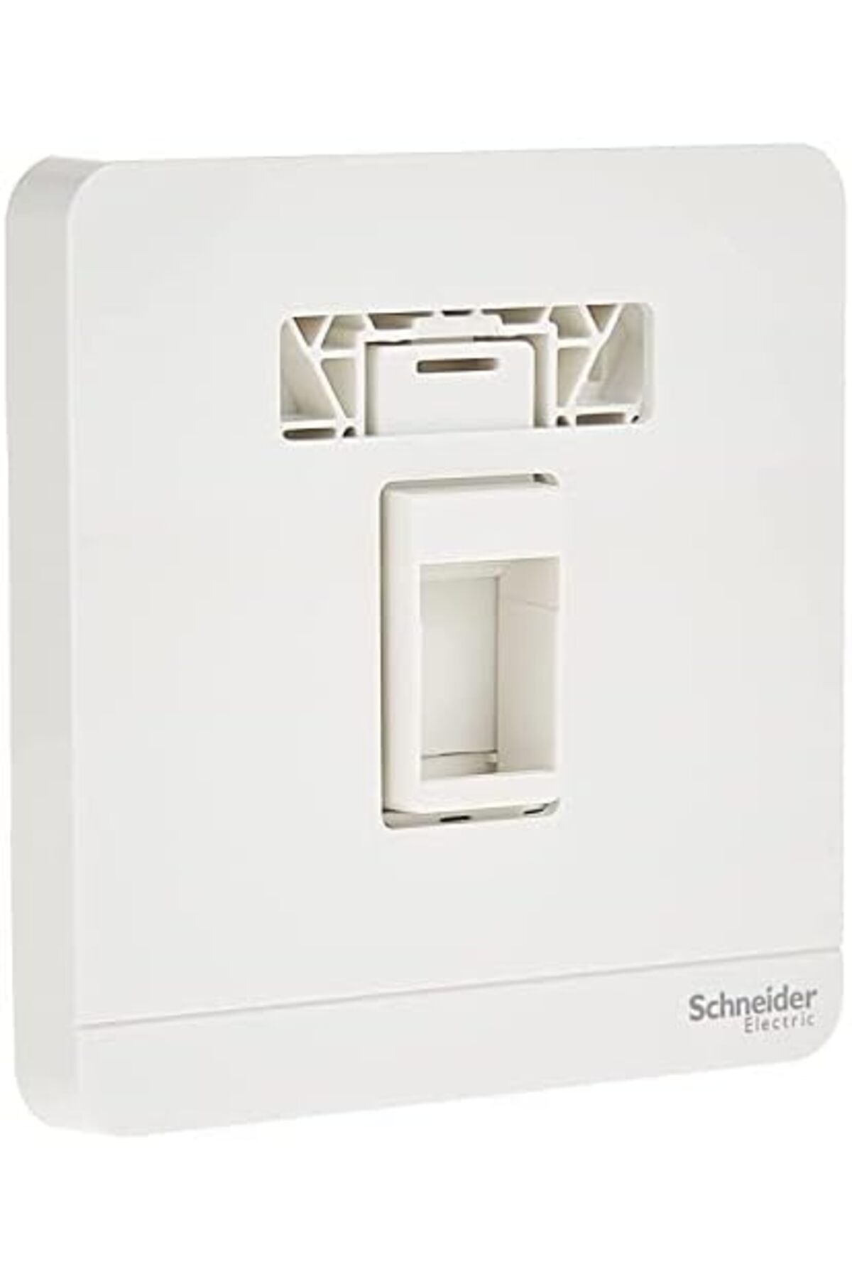 Schneider Electric-E8331RJS_WE AvatarOn White - 1 Gang Keystone Wallplate with Shutter without Keyst 2