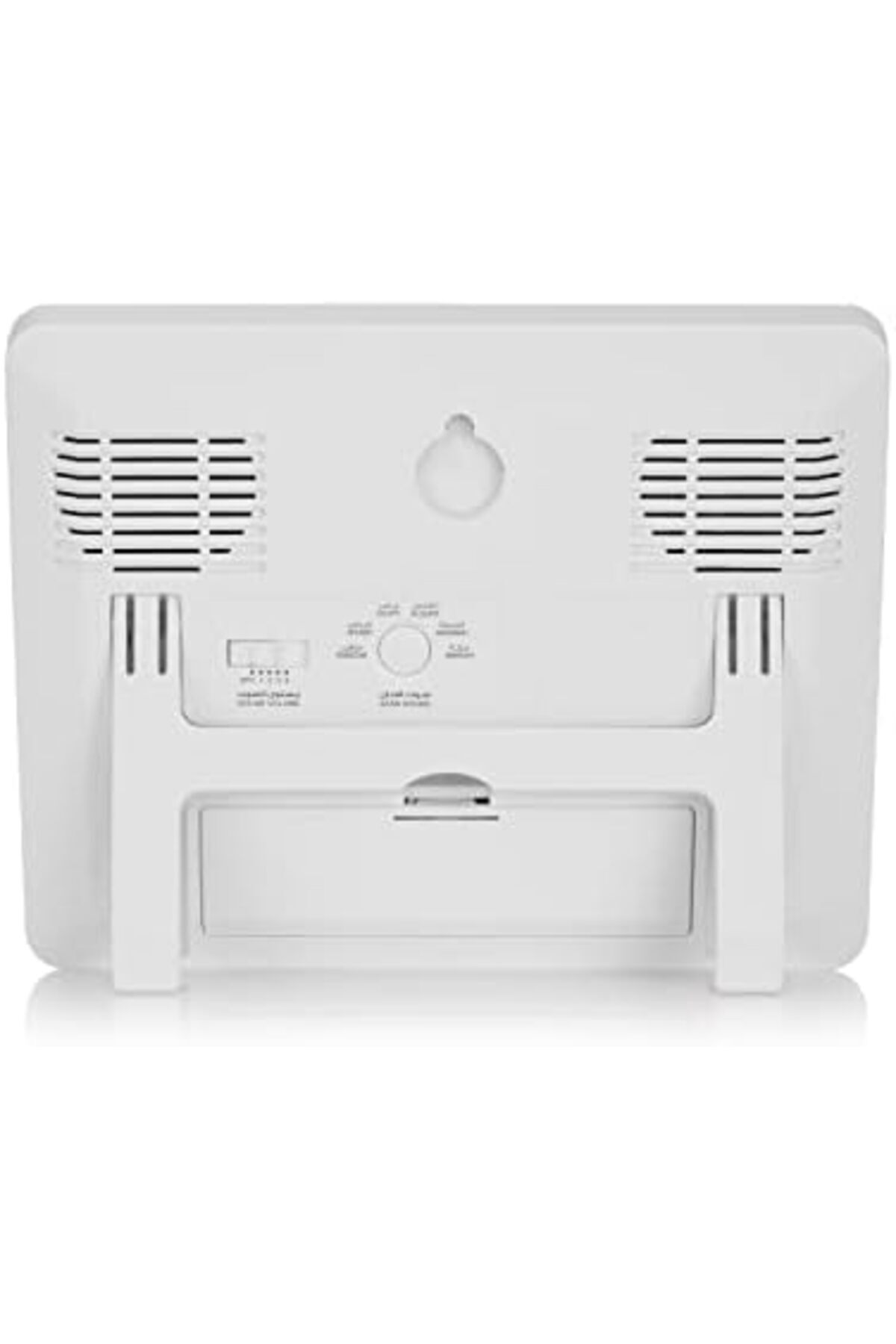 ALFAJR-Azan Alarm Clock CF-19 White - Automatic Athan Five Times in 5 Different Voices - Simplified 6