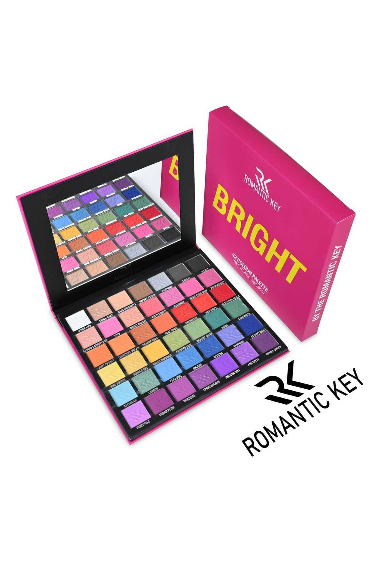 ROMANTIC KEY-Bright 42 Color Eyeshadow Palette 1