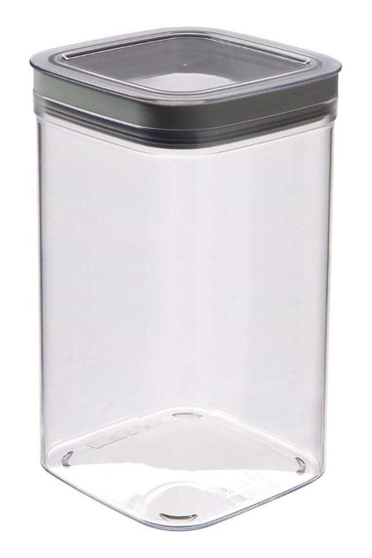 Generic-Curver Curver Dry Cube Dry Food Container, 1.8L, Transparent 1