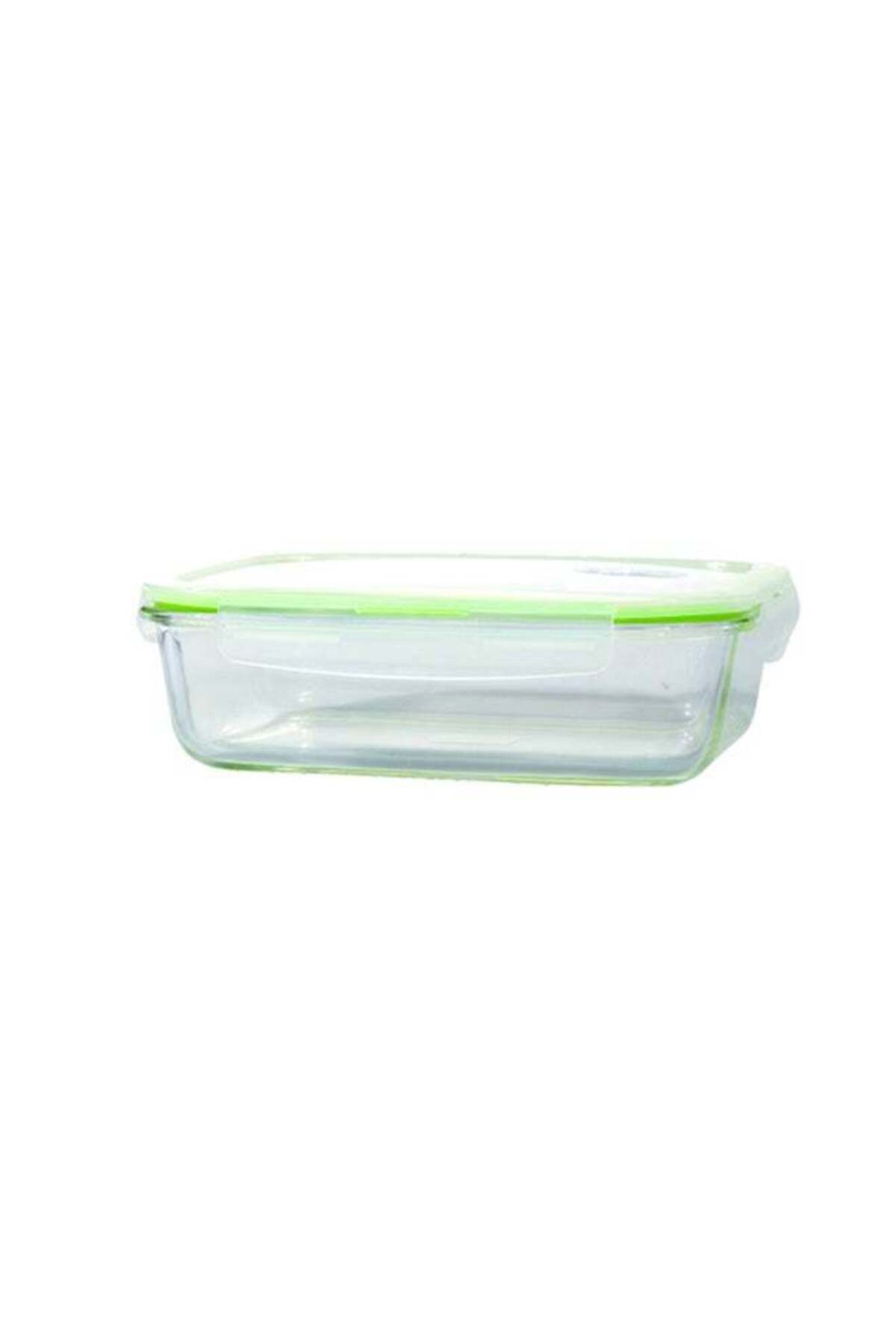 Generic-Royalford Borosilicate Rectangular Airtight Glass Container Multicolour - Assorted Colour 1040ml 1