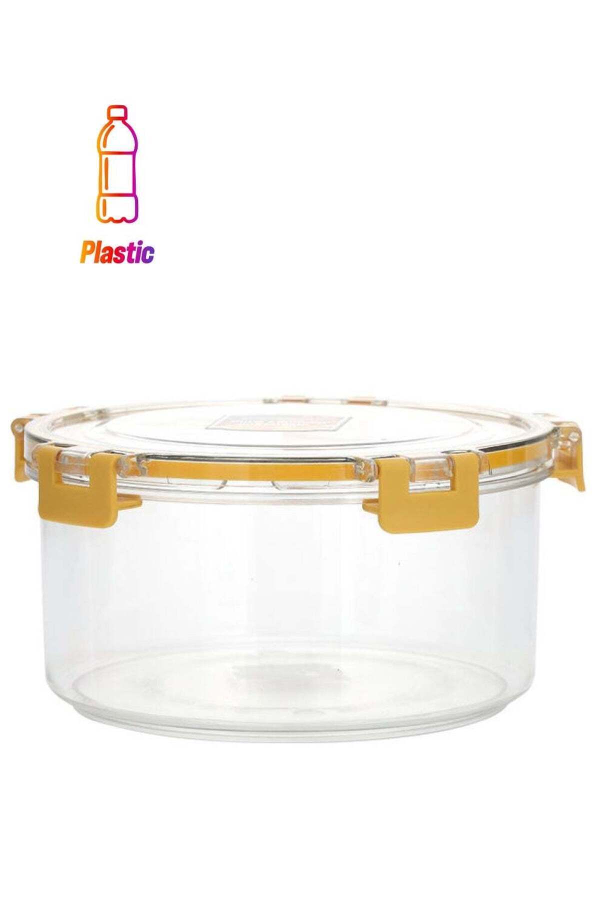 Generic-Royalford Royalford 2350 ML Round Airtight Container With A Lid-RF11256 Plastic Container With A Si 1