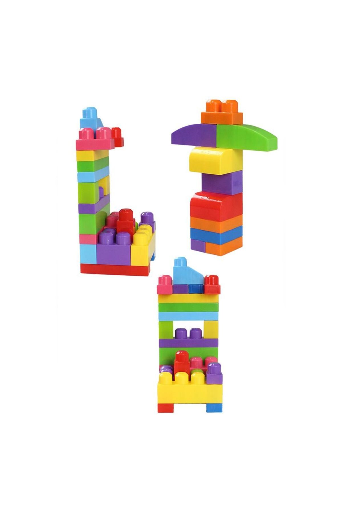 paraply Play Blox Yapı Oyuncakları 83 Parça Kovalı Parlak Renkler Mega Blok Seti 3073 Kız Çocuk Erkek Çocuk fotoğrafı 7 (önizleme)