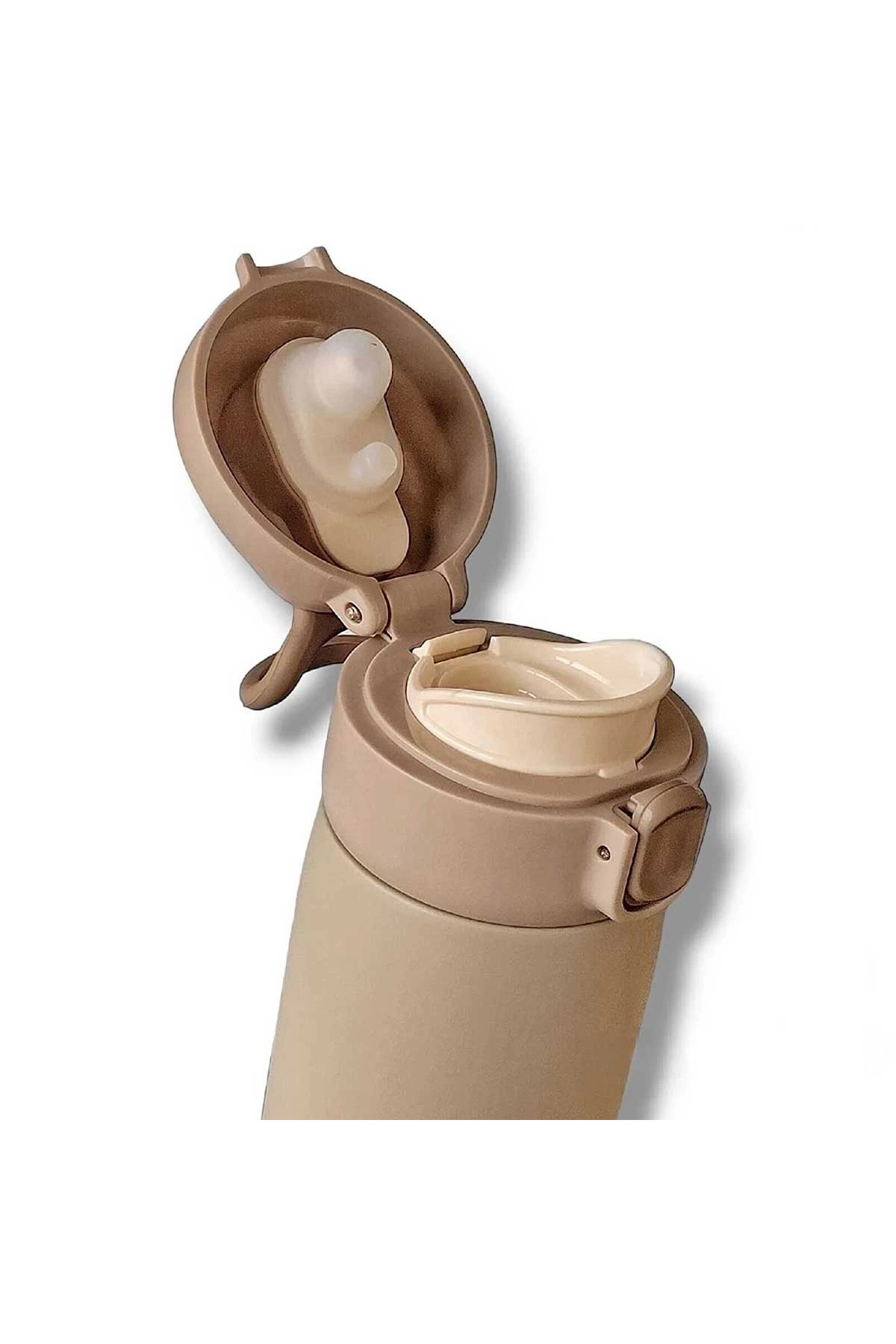 NEWBRENDHOME Öğretici Eğitici Oyuncaklar Silikon Askılı Çelik Termos Matara 420 ml 8006 Kız Erkek Çocuk Oyuncak fotoğrafı 3 (önizleme)