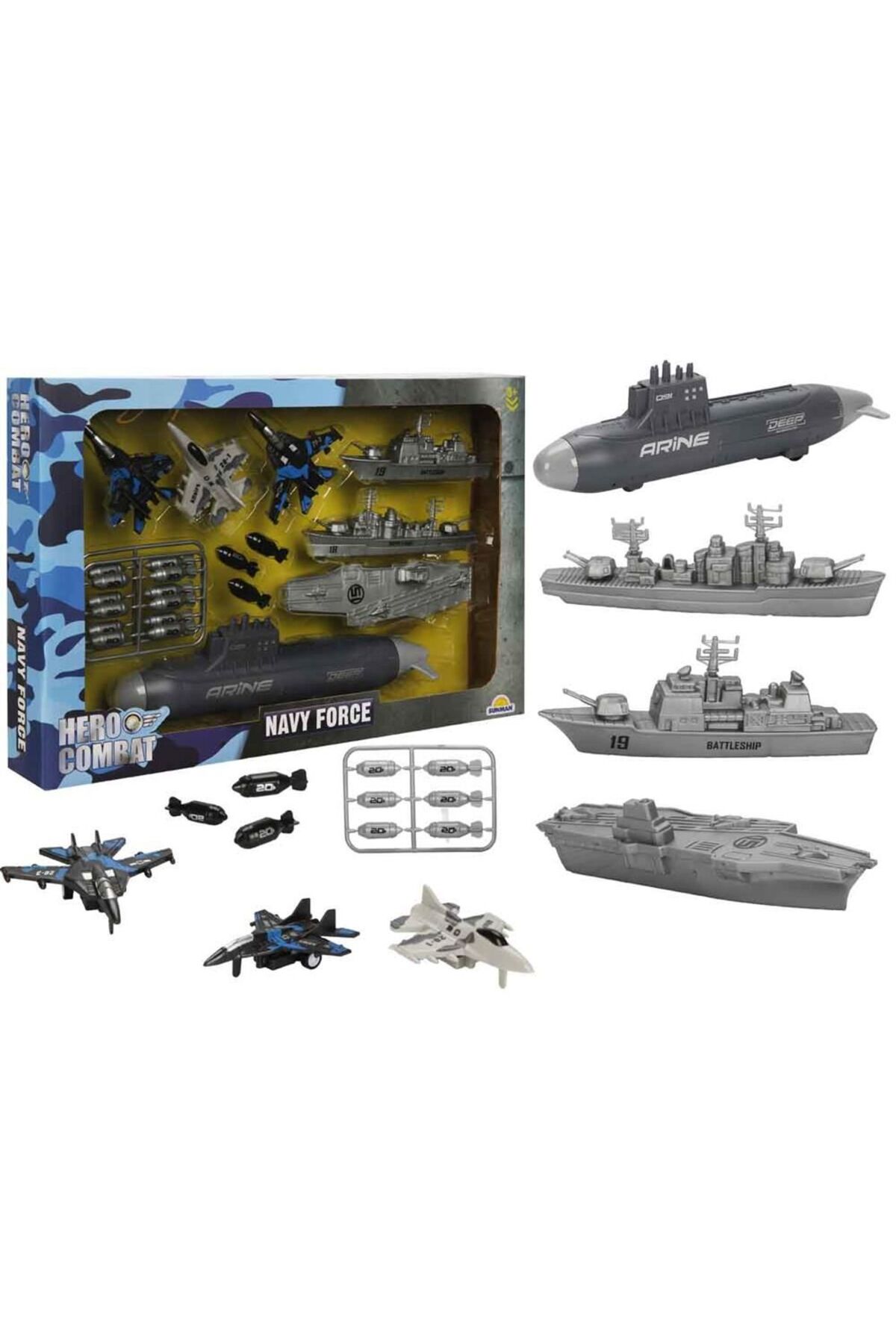 NEWBRENDHOME Öğretici Eğitici Oyuncaklar ASKER OYUN SET JET/TRUCK