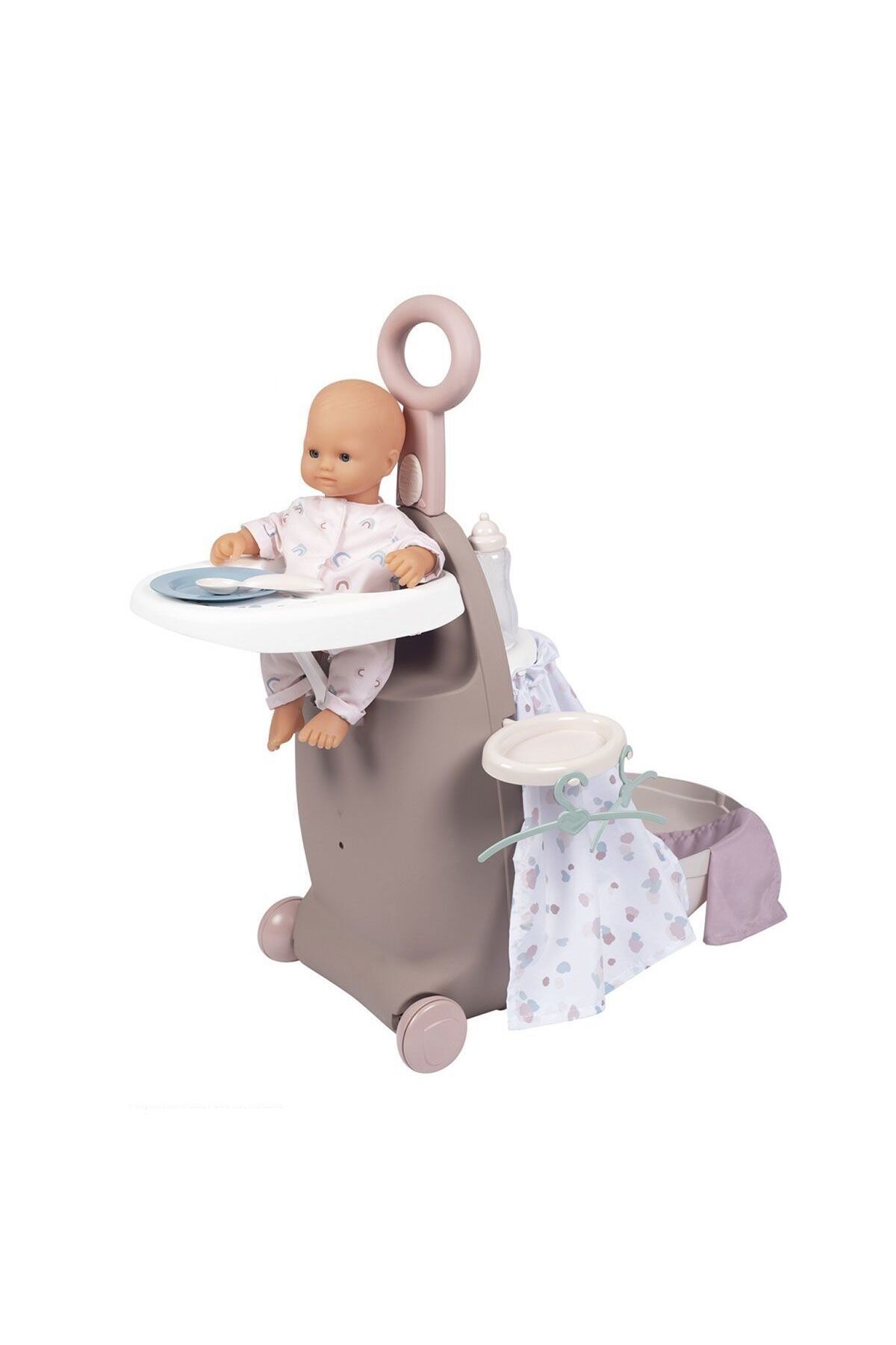Gülce Design Kız Çocuk Oyuncak Erkek Çocuk Oyuncak 7600220374 Baby Nurse Çocuk Odası Valizi 3 IN 1 -Smoby Eğitici
