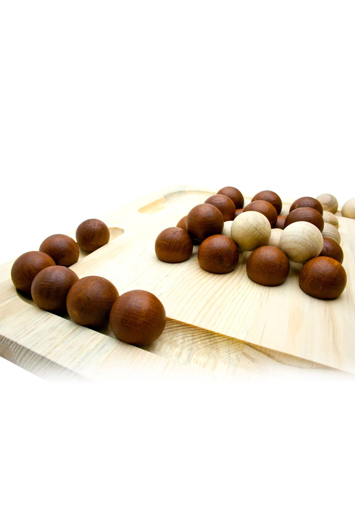 NEWBRENDHOME Öğretici Eğitici Oyuncaklar Wood Hill Ahşap Piramit Akıl Zeka Oyunu Kız Erkek Çocuk Oyuncak fotoğrafı 3 (önizleme)