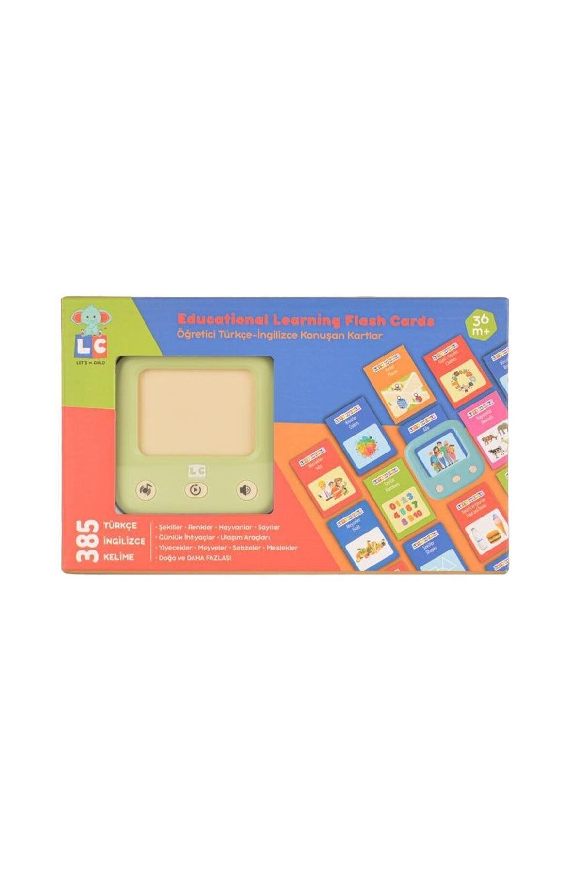 NEWBRENDHOME Öğretici Eğitici Oyuncaklar LC-31050 Öğretici Türkçe-İngilizce Konuşan Flash Kartlar -Kız Erkek Çocu fotoğrafı 3 (önizleme)