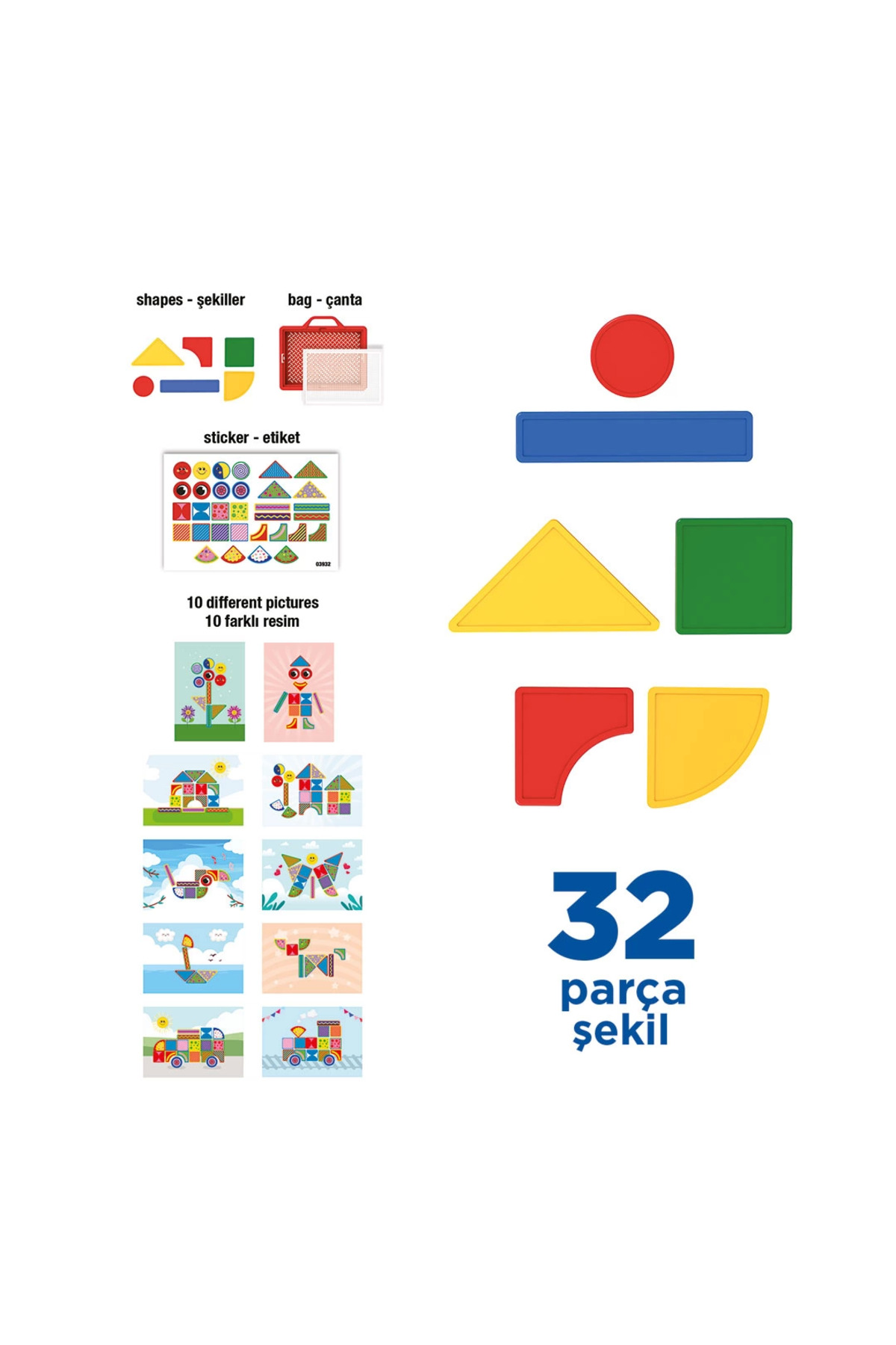 NEWBRENDHOME Öğretici Eğitici Oyuncaklar Arkadaşım Bul ve Yap Çanta Kız Erkek Çocuk Oyuncak fotoğrafı 3 (önizleme)