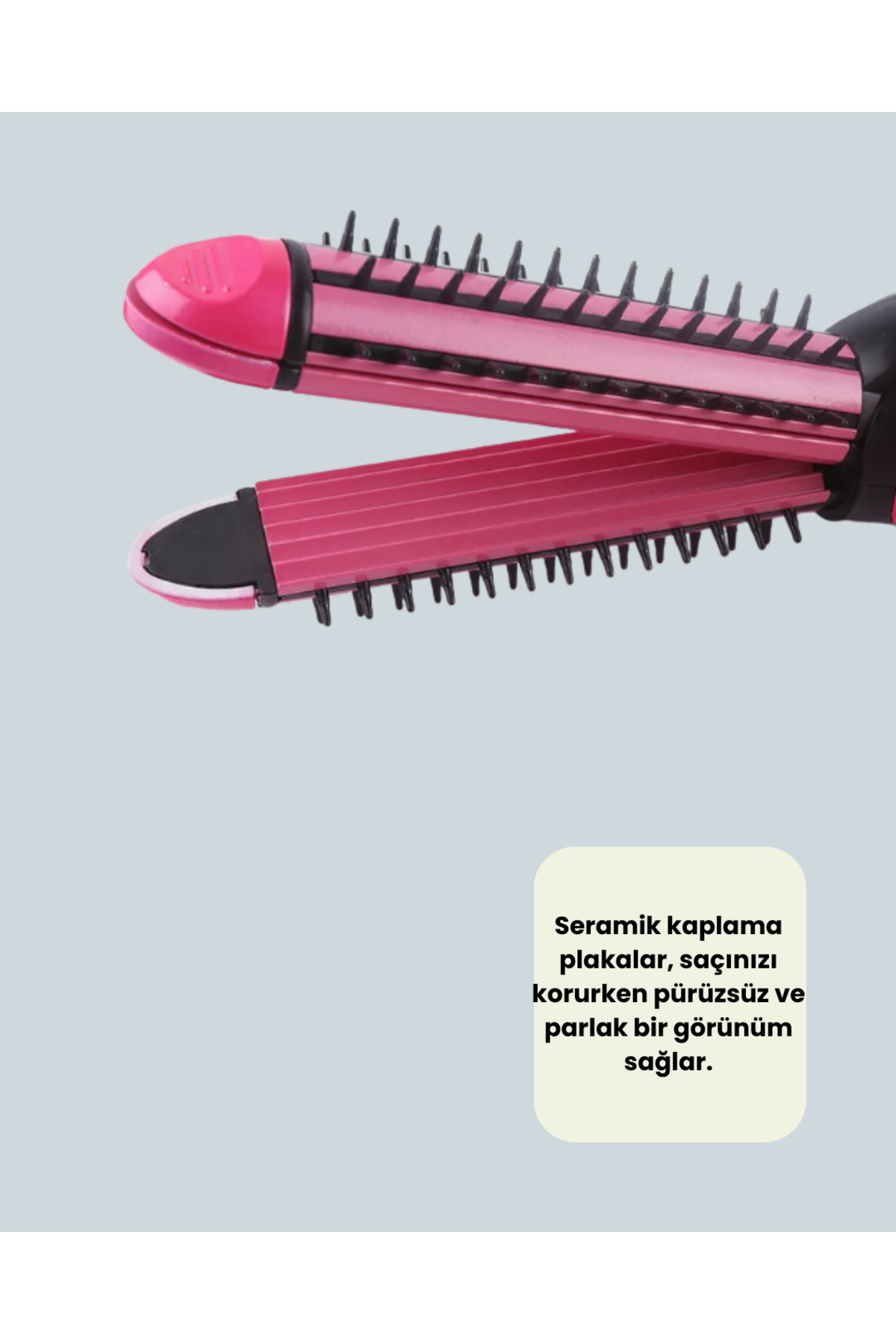 Clevora-Fast Heating Curling Iron and Straightener |   Dual Function 3