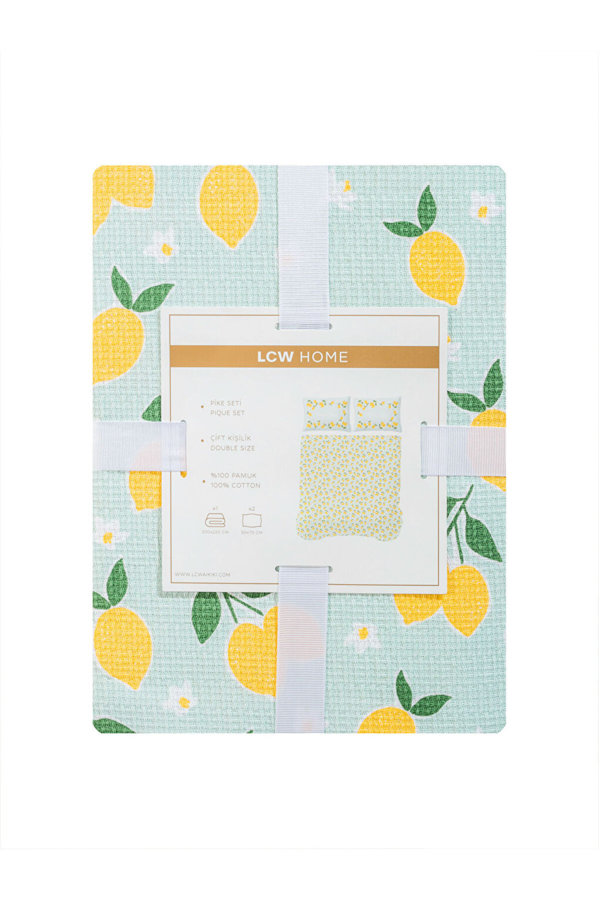 LC Waikiki-Create Your Style from Uzg Store |   Lemon Printed Double Pique Set 1