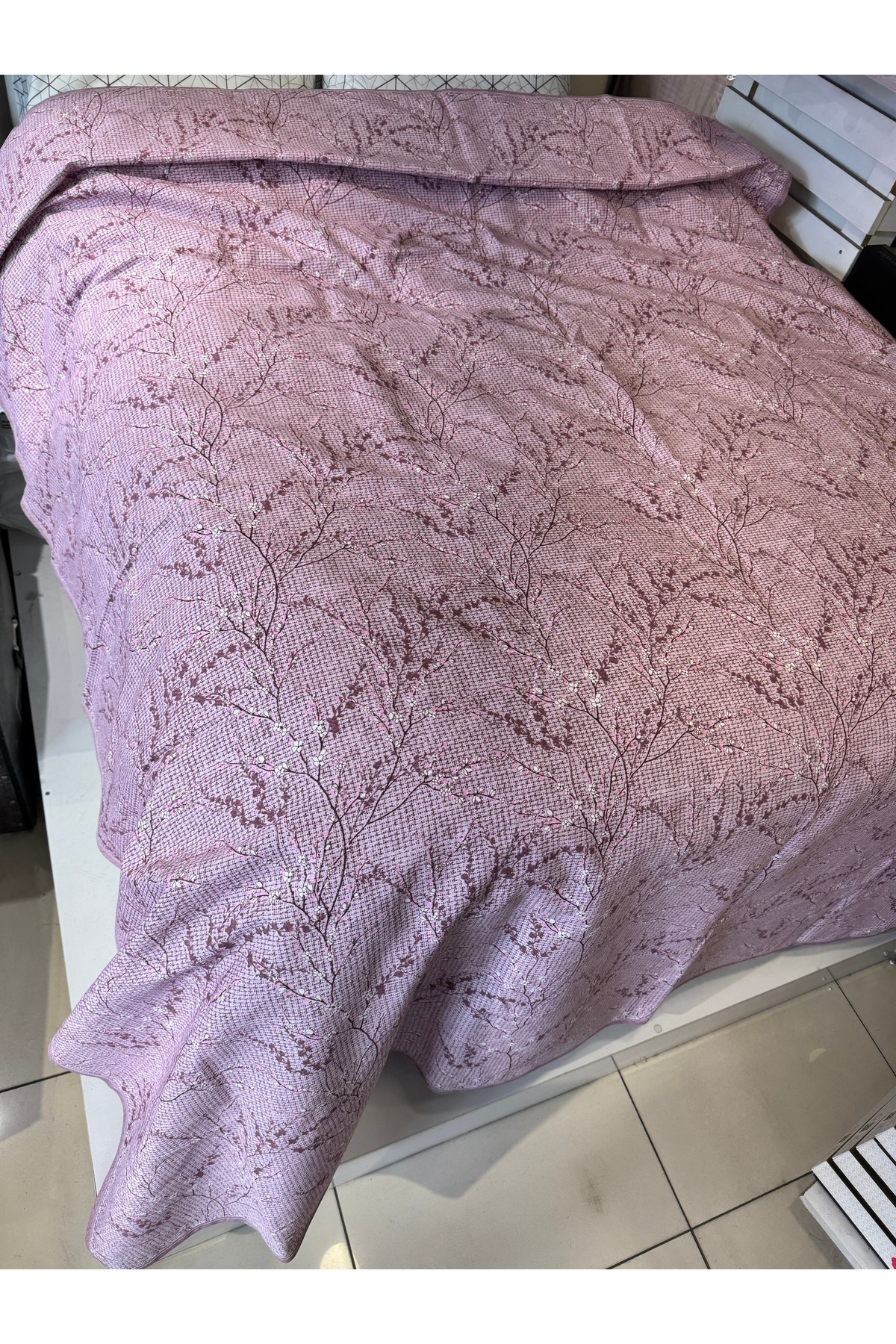 ŞENER HOME-Sprout Pattern Printed 150X240 Cm. Single Single Pike 6