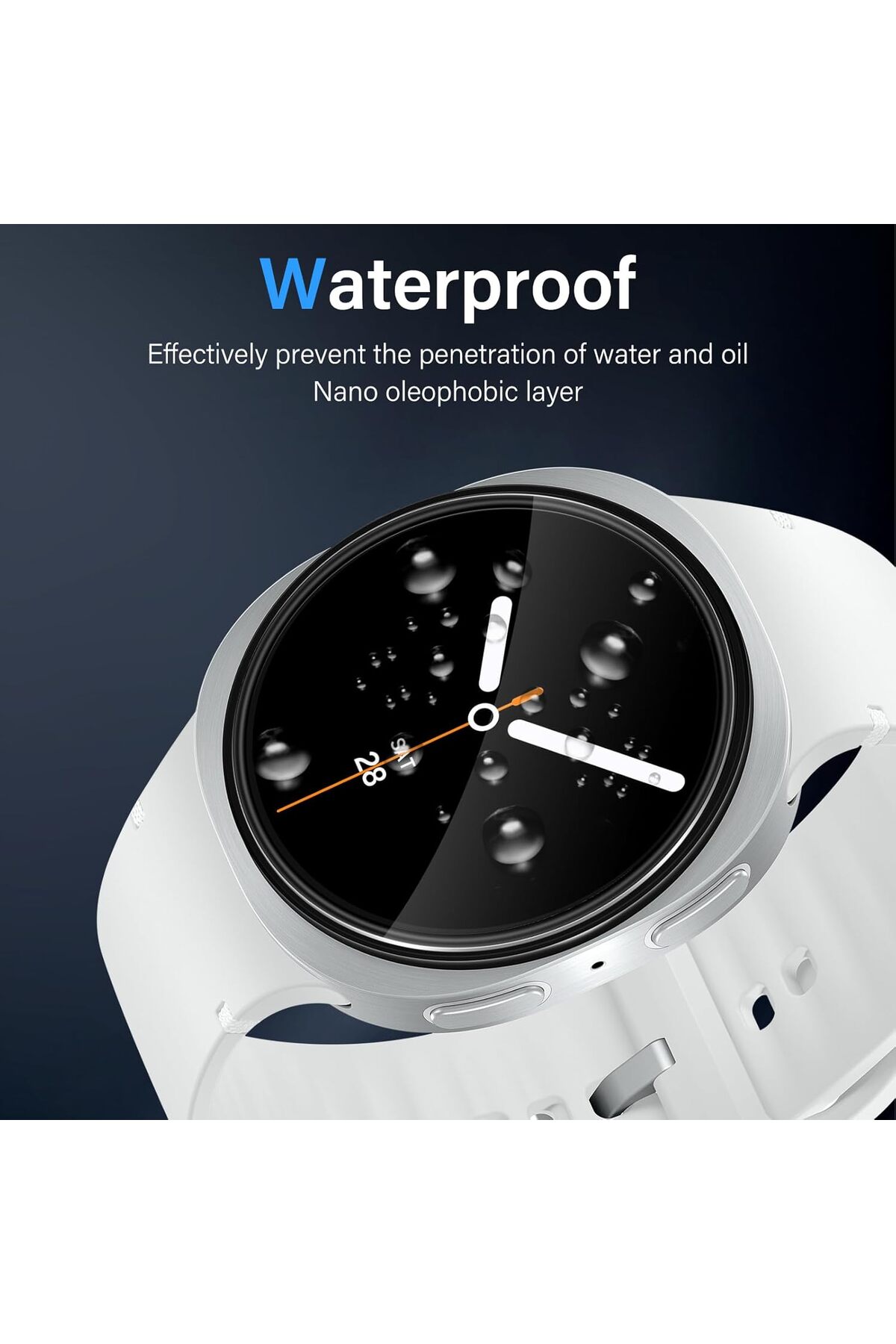 Samsung Galaxy Watch 8 40mm Uyumlu 3 Adet Ekran Koruyucu Darbelere Çizilmelere Karşı Üstün Koruma