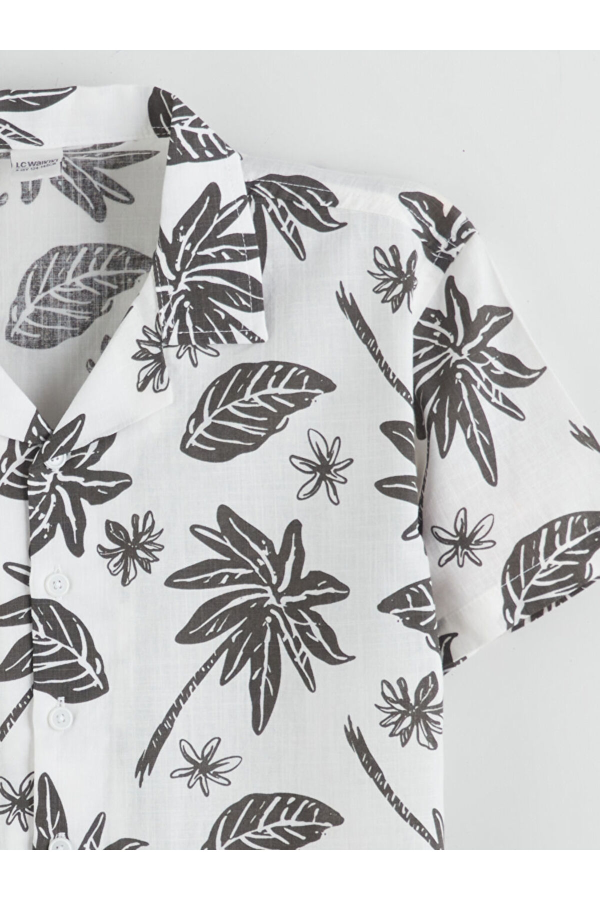 LC Waikiki LCW Kids Gri Desenli Erkek Çocuk Gömlek fotoğrafı 2 (önizleme)