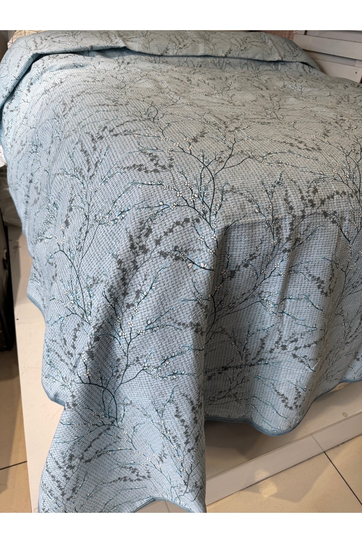 ŞENER HOME-Sprout Pattern Printed 200X240 Cm. Double (Battal) Single Pike 3