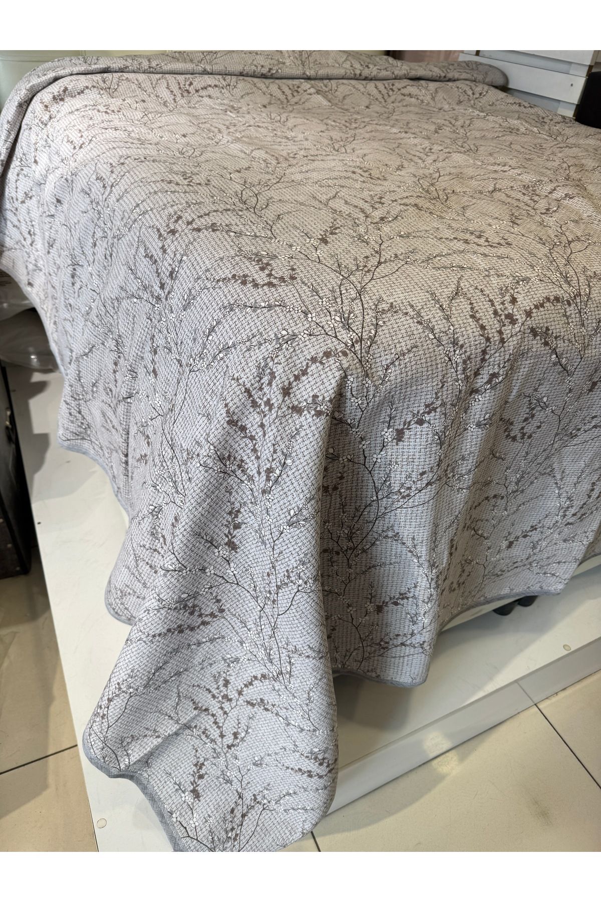 ŞENER HOME-Sprout Pattern Printed 150X240 Cm. Single Single Pike 3