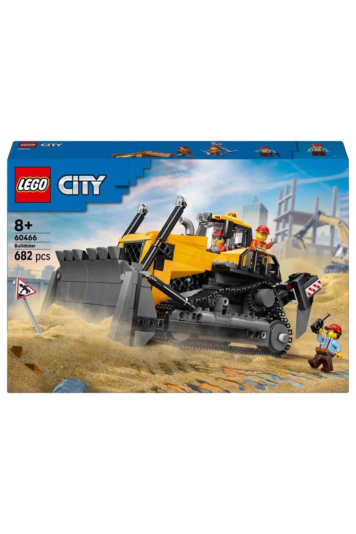 بولدوزر زرد لگو سیتی ۶۰۴۶۶