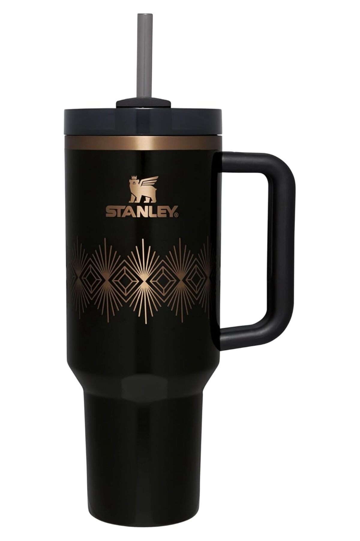 Stanley-Quencher H2.0 Tumbler with Handle & Straw 40 oz Deco Collection | Twist On 3-Way Lid | Cupho 1