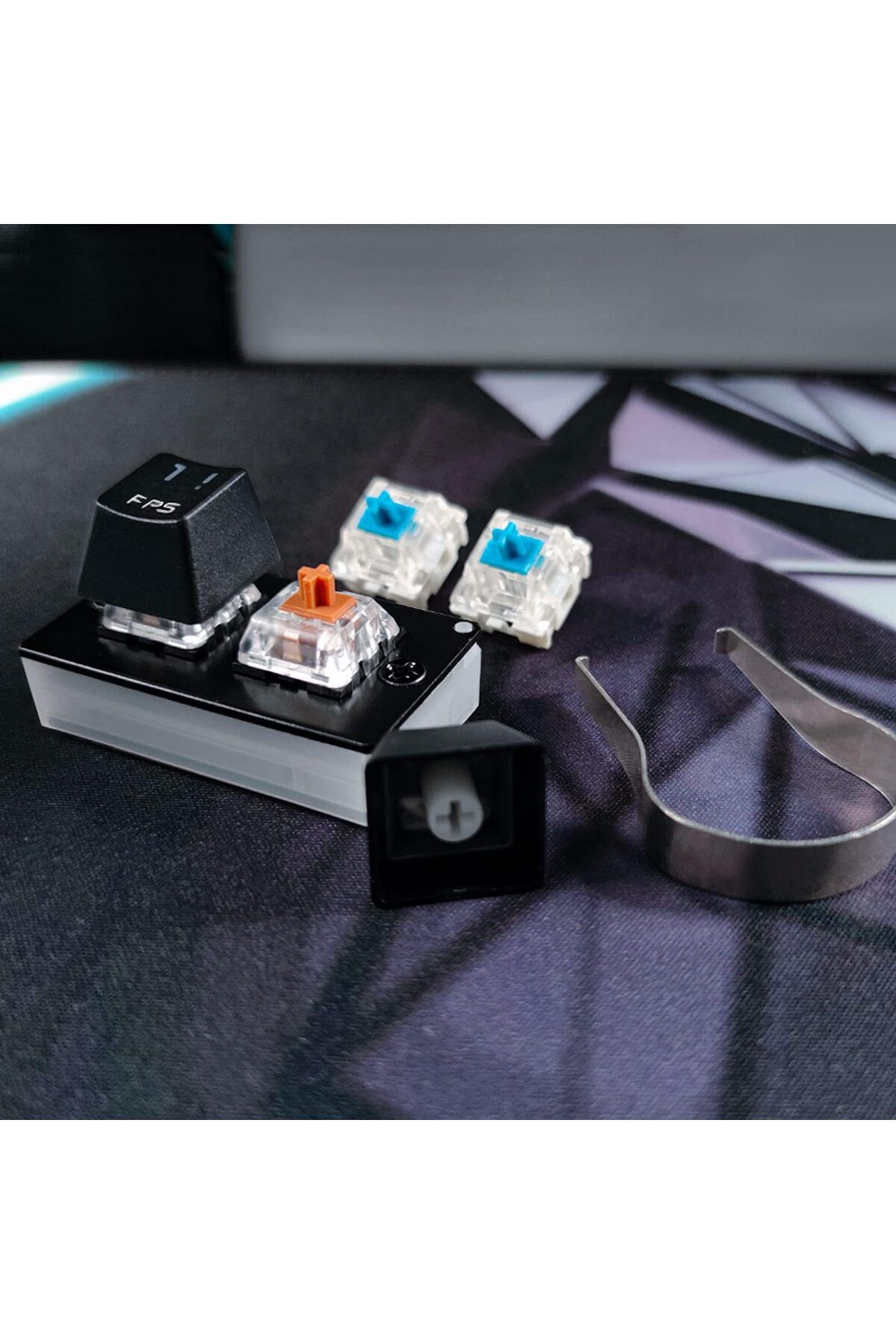 erorex-K2 Osu Hot Swap Game Keyboards Usb Wired Rgb Mechanical Keypad 2 Fully Programmable Keys Brown 5