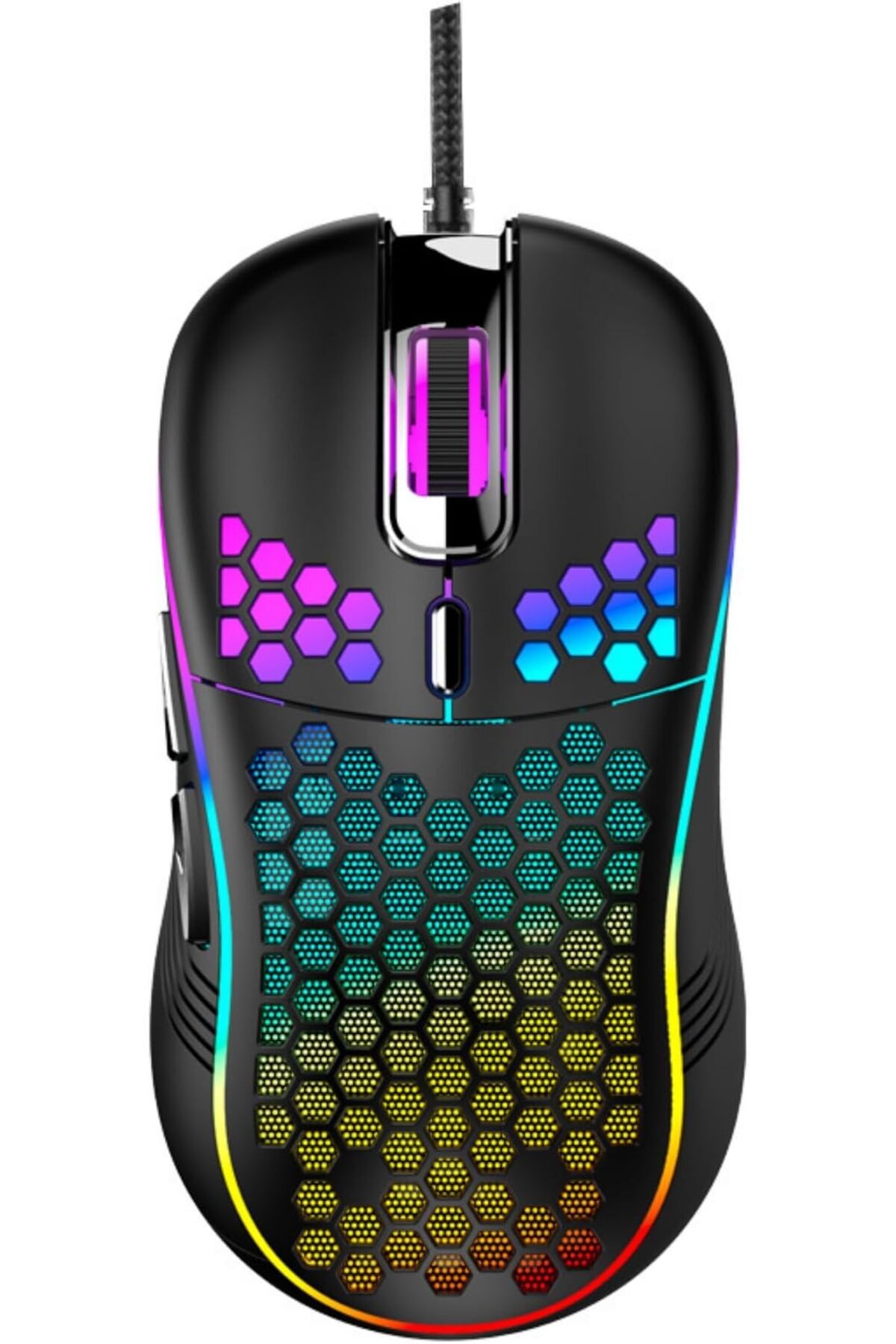 erorex-ماوس ألعاب سلكي خفيف الوزن RGB USB ماوس كمبيوتر فئران ألعاب ماوس كمبيوتر مريح 1