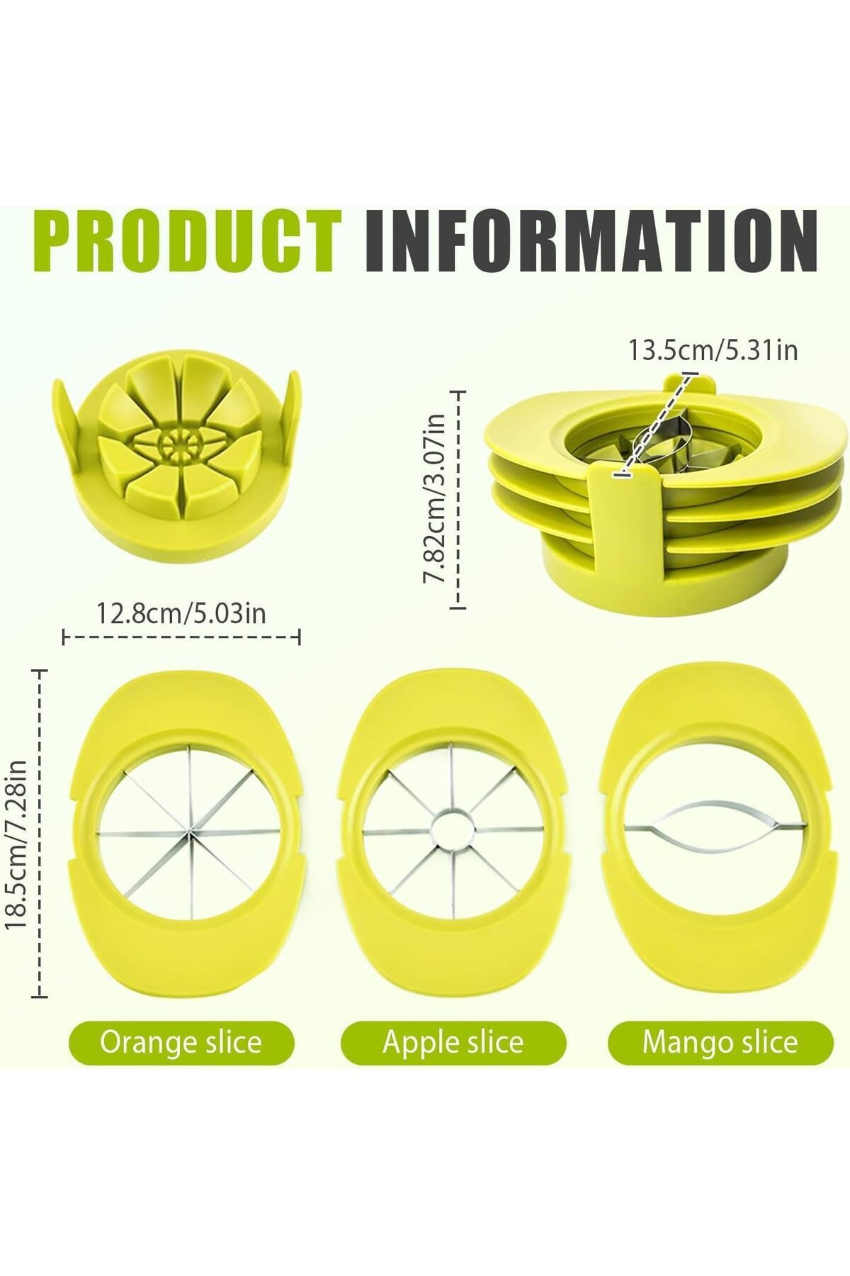 erorex-Fruit Vegetable Slicers, 4 1 Mango Corer Slicer, 2025 New Fruit Cutter Slicers, Mango Corer Cutter, 5