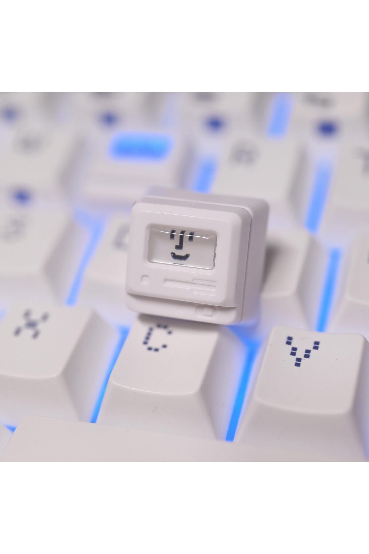 erorex-Retro Style Custom Keycaps Backlit Keyboard Keycap Light Transmission Design 1 Keycap Base 3 Panels 5